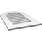Ekena Millwork Octagonal Top Surface Mount PVC Gable Vent w/ 3-1/2"W x 1"P Standard Frame, 18"W x 28"H GVPOT18X2801SN - alternate 3